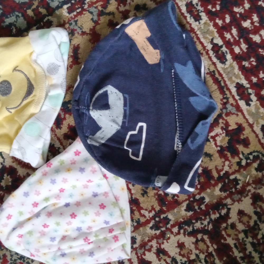Kids Navy Blue Patterned Bandana